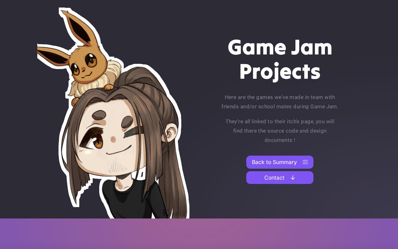 Portfolio Game Jam Projects